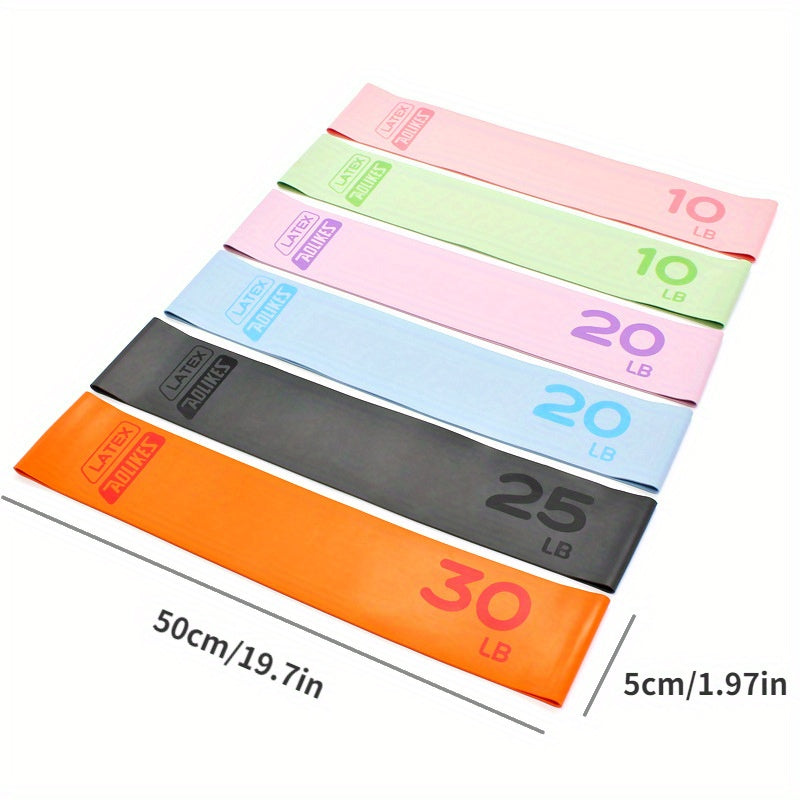 Yoga Latex Resistance Bands Elastic Fitness Stretching Rope