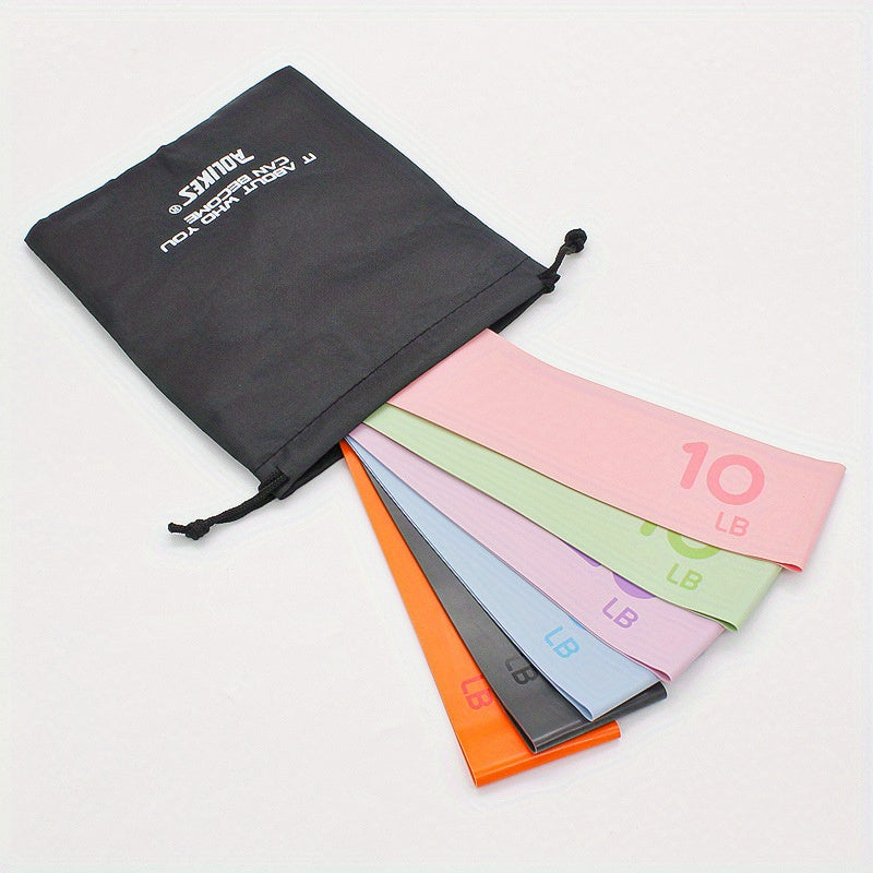 Yoga Latex Resistance Bands Elastic Fitness Stretching Rope