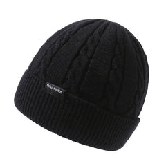 Knitted Hat Scarf Gloves Winter Beanie Neck Scarf Anti Slip Gloves