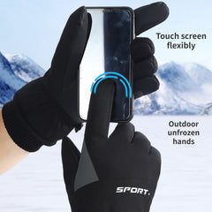 Winter Skiing Gloves Thickened Warm Outdoor Riding Mountaineering Skiing Gloves