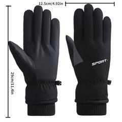 Winter Skiing Gloves Thickened Warm Outdoor Riding Mountaineering Skiing Gloves