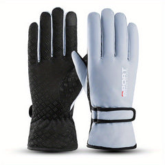 Winter Outdoor Skiing Gloves Waterproof Touch Screen Thick Warm Windproof