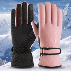 Winter Outdoor Skiing Gloves Waterproof Touch Screen Thick Warm Windproof