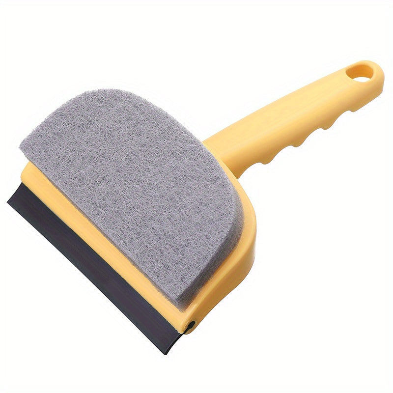 Glass Cleaning Brush 2 In 1 Scraper for Household Bathroom Car Boat Mirror