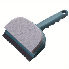 Glass Cleaning Brush 2 In 1 Scraper for Household Bathroom Car Boat Mirror