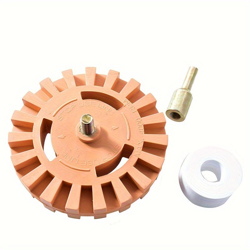 Pneumatic Glue Removal Disc 10-16 cm Rubber Wheel for Glue and Paint Removal