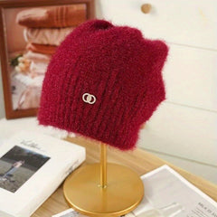 Thick Warm Knitted Beanie Hat for Winter Outdoor Activities