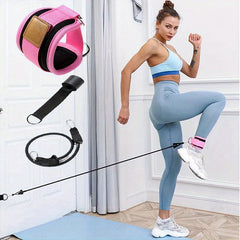 Sport Ankle Strap Set Cable Machine Fitness Feet Support D Ring Ankle Cuffs