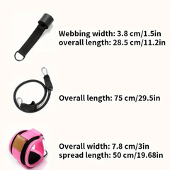 Sport Ankle Strap Set Cable Machine Fitness Feet Support D Ring Ankle Cuffs