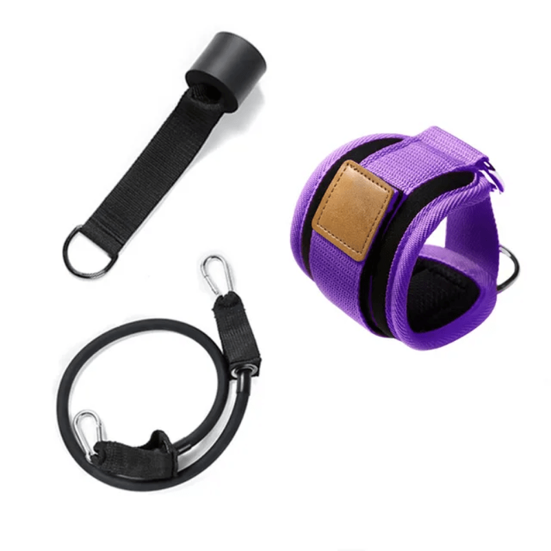 Sport Ankle Strap Set Cable Machine Fitness Feet Support D Ring Ankle Cuffs