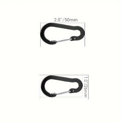 5pcs Stainless Steel Clip Buckle for Camping Hiking