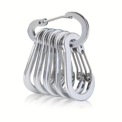 5pcs Stainless Steel Clip Buckle for Camping Hiking