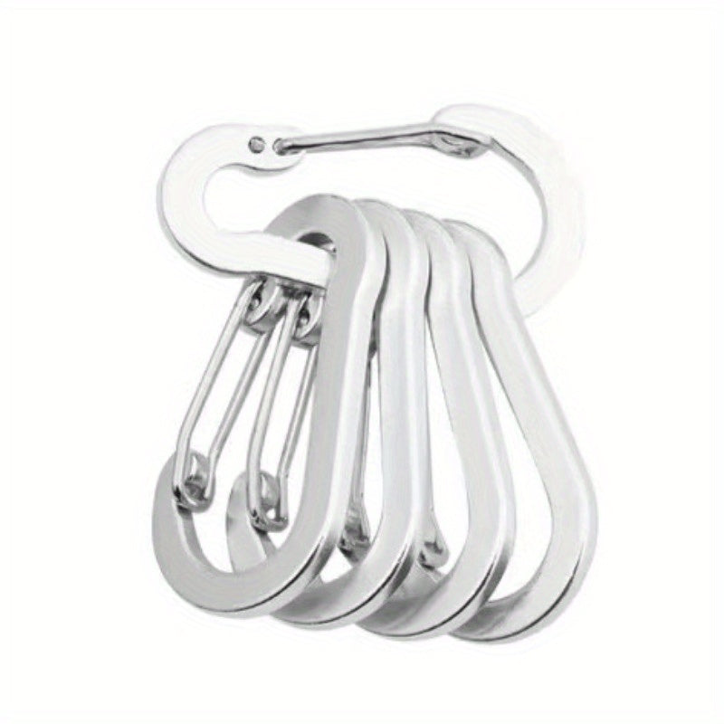 5pcs Stainless Steel Clip Buckle for Camping Hiking
