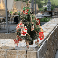24pcs Christmas Hanging Ornaments Tree Decorations Party Decor