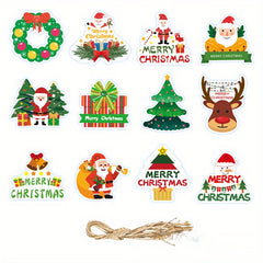 24pcs Christmas Hanging Ornaments Tree Decorations Party Decor