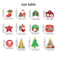 24pcs Christmas Hanging Ornaments Tree Decorations Party Decor