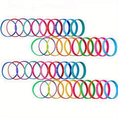 20pcs Inspirational Quotes Silicone Bracelet Encouragement Wristband