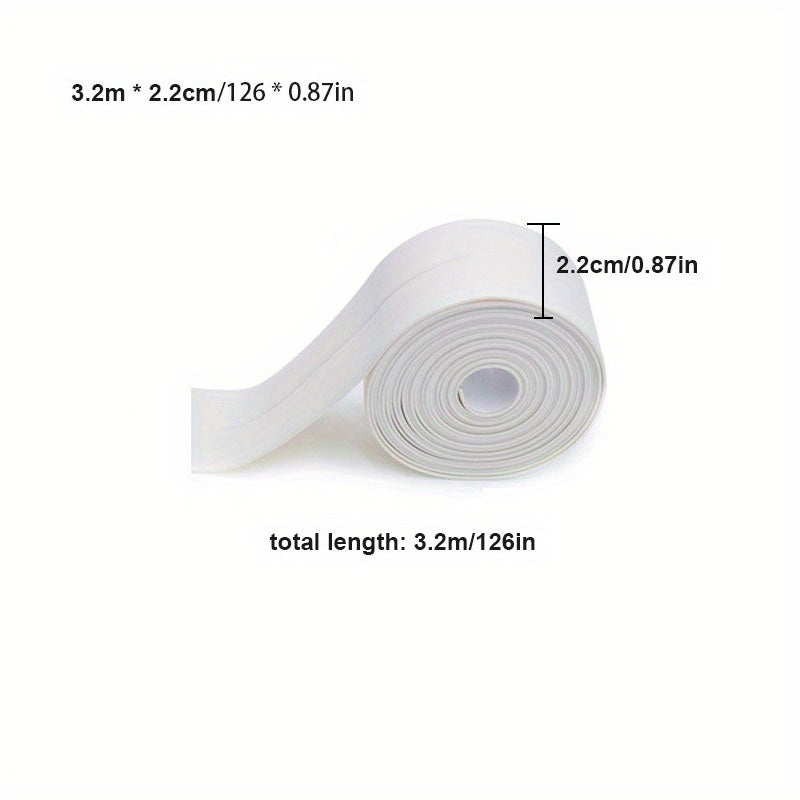Self Adhesive Wall Caulk Strip Kitchen Bathroom Sealing Tape Waterproof