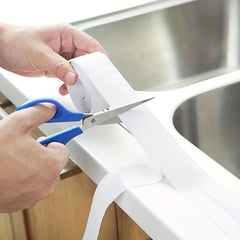 Self Adhesive Wall Caulk Strip Kitchen and Bathroom Sealing Tape