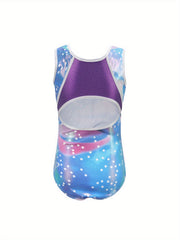 Tie Dye Ballet Leotard Romper Stretchy Breathable Dance Performance Gift
