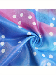 Tie Dye Ballet Leotard Romper Stretchy Breathable Dance Performance Gift