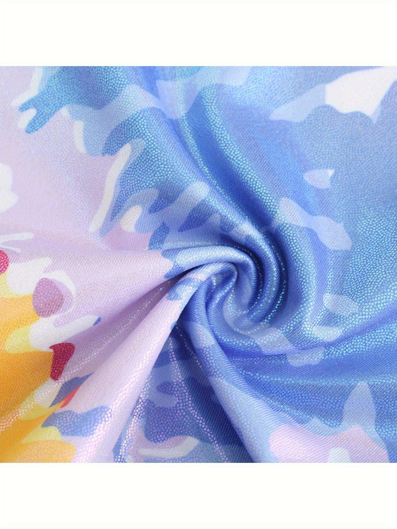 Stretchy Tie Dye Ballet Leotard Girls Dance Suit Romper