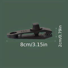 10pcs Heavy Duty Tarpaulin Clips with Clips & Buckles for Camping Tent