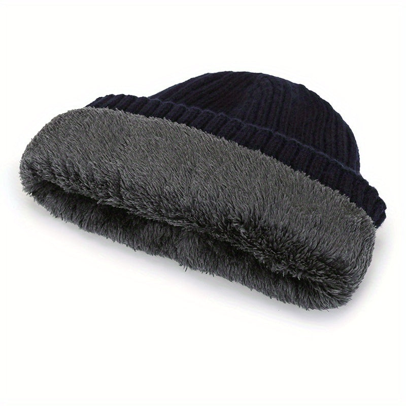 Winter Knitted Beanie Hat Ear Protection Warm Hat