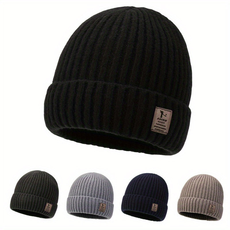 Winter Knitted Beanie Hat Ear Protection Warm Hat