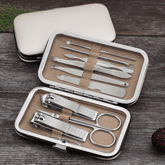 Portable Nail Clippers Fingernail & Toenail Cutter Manicure Tool Set