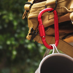 6pcs Metal Hanging Buckle Spring Hook Clip for Camping Hiking Travel