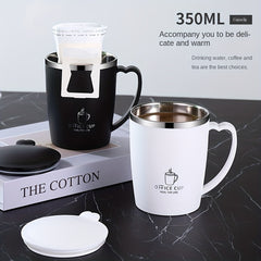 Stainless Steel Coffee Mug 350ml 12oz with Lid