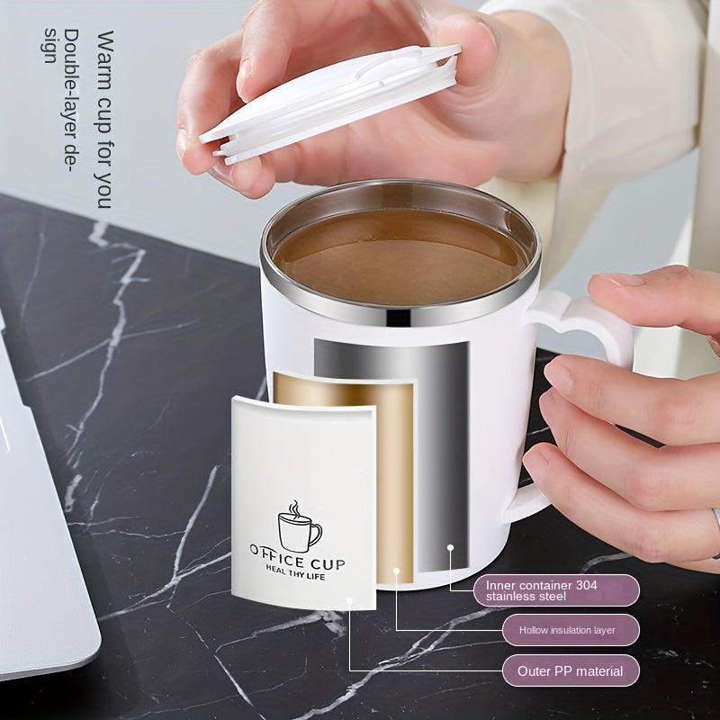 Stainless Steel Coffee Mug 350ml 12oz with Lid