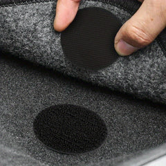 4pcs Carpet Fixing Stickers Double Faced High Adhesive Car Carpet Fixed Patches