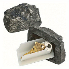 Key Hider Outdoor Hidden Key Box Simulation Stone Storage Box