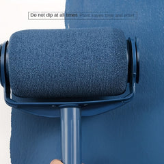 6pcs Paint Roller Kit Anti Splash Retractable Rods Paint Tray & Storage