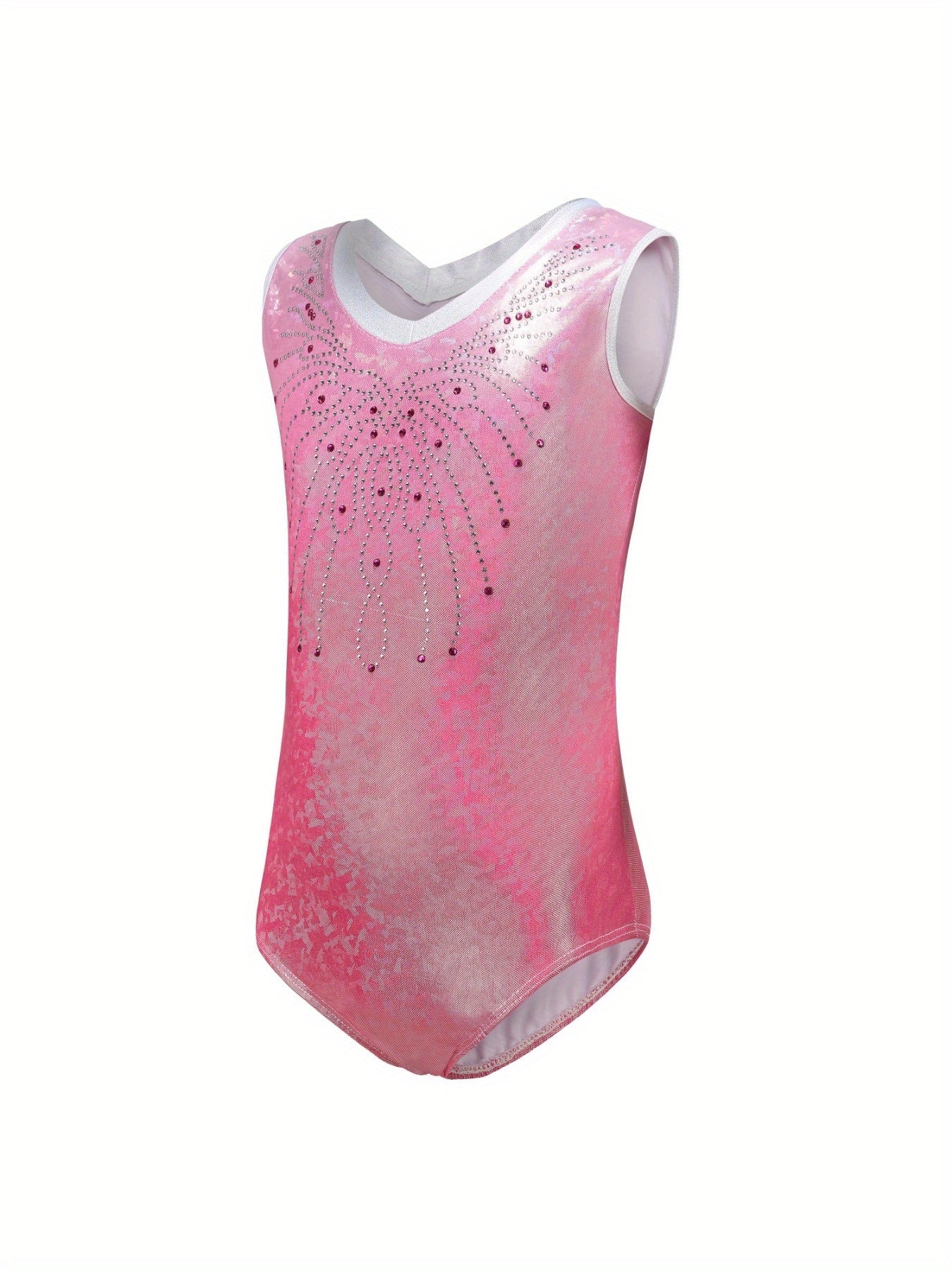 Girls Stretchy Sleeveless Ballet Leotard Breathable Dance Suit