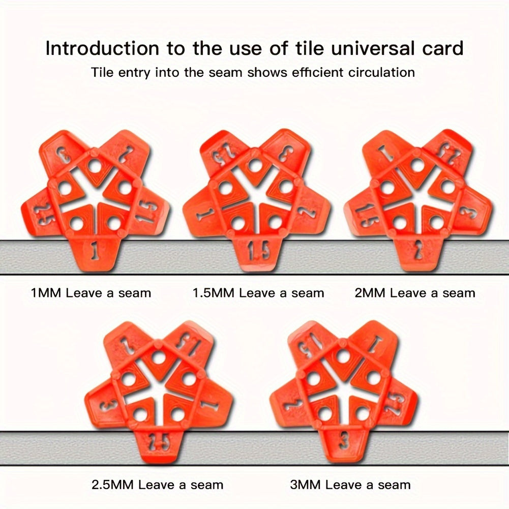 Plastic Seam Floor Tile Leveling Locator Partition Card Tile Cross Se