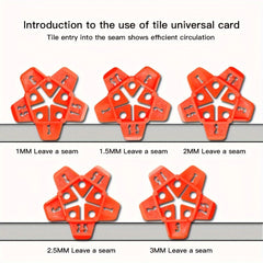 Plastic Seam Floor Tile Leveling Locator Partition Card Tile Cross Se