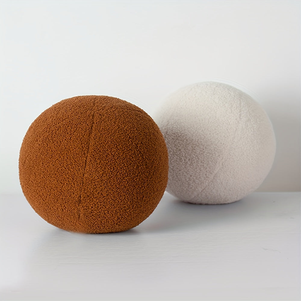 Soft Plush Cushion Round Sofa Warm Pillow Living Room Decoration