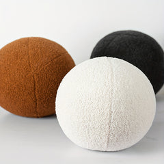 Soft Plush Cushion Round Sofa Warm Pillow Living Room Decoration