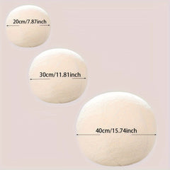 Soft Plush Cushion Round Sofa Warm Pillow Living Room Decoration