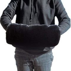 Soft Faux Fur Warm Hand Sleeve Winter Plus Velvet Thick Sleeves Solid Warm Arm