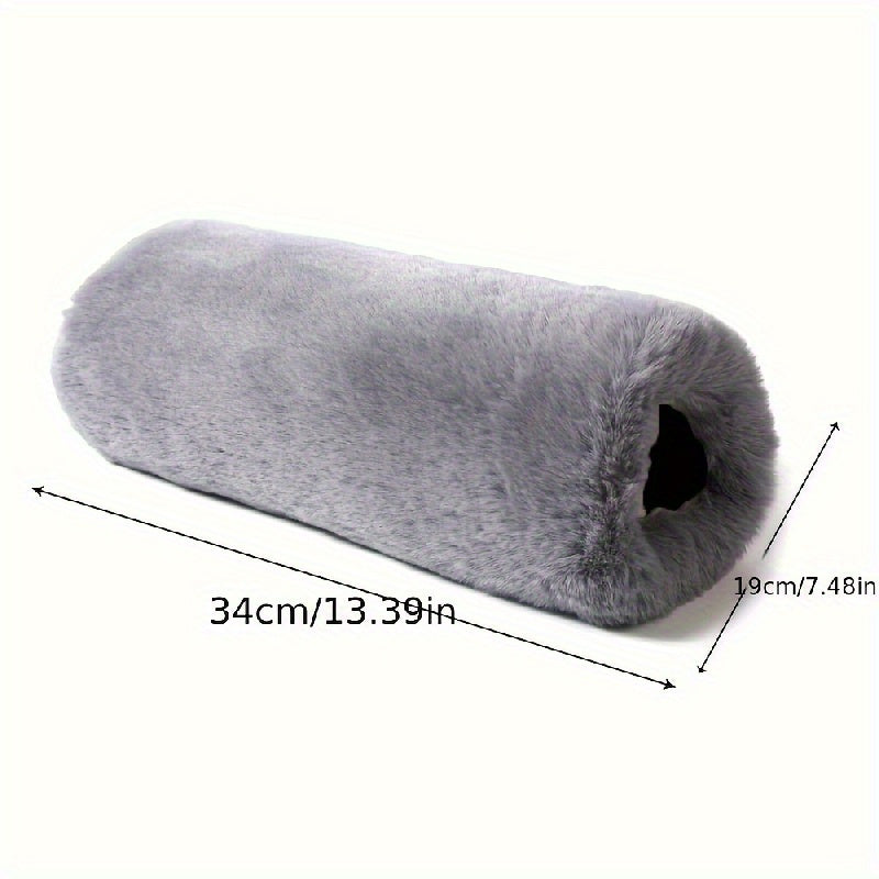 Soft Faux Fur Warm Hand Sleeve Winter Plus Velvet Thick Sleeves Solid Warm Arm