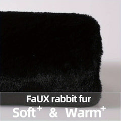 Soft Faux Fur Warm Hand Sleeve Winter Plus Velvet Thick Sleeves Solid Warm Arm