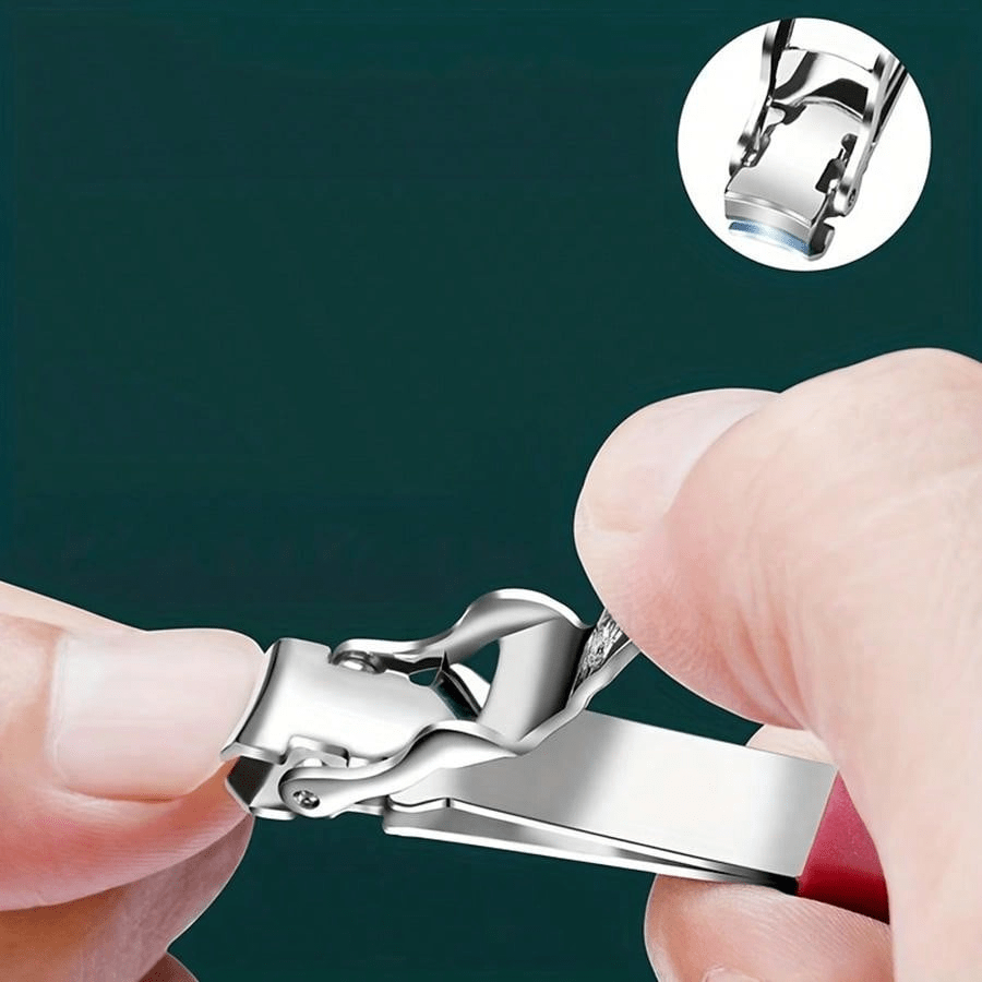 Ultra-Thin Nail Scissors Set, Portable Nail Clippers, 2-Piece Mini Cutter