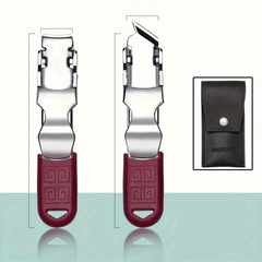 Ultra-Thin Nail Scissors Set, Portable Nail Clippers, 2-Piece Mini Cutter