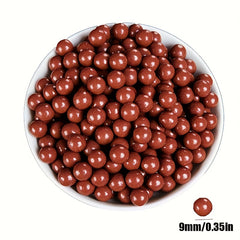 200pcs 9mm Safe Mud Ball Slingshot Practice Outdoor Hard Clay Ball