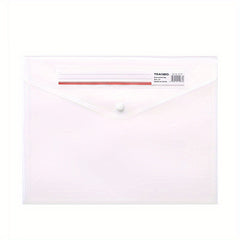 A4 Transparent Buckle Bag Identification Card File Bag