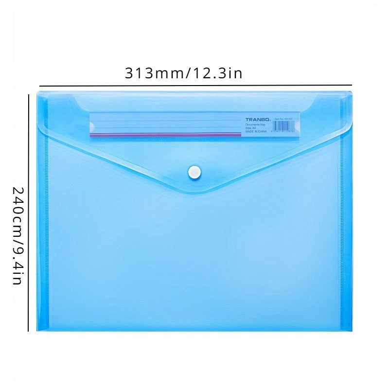 A4 Transparent Buckle Bag Identification Card File Bag